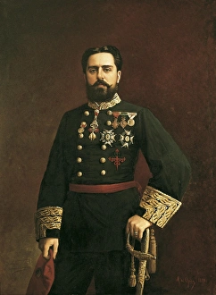 Maraa Collection: OJEDA, Manuel (19th c.). Portrait of Charles VII