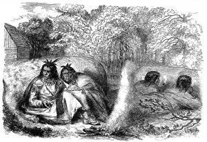 Capes Prints: Ojibway Indians, c. 1870