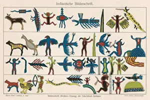 America Prints: OJIBWAY PICTURE WRITING