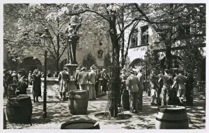 Gathered Prints: Oktoberfest scene, Hofbrauhaus, Munich, Germany