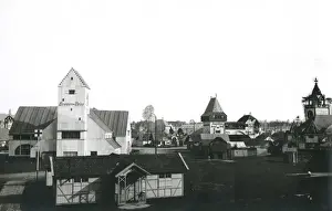 Munchen Prints: Oktoberfest scene, Munich, Germany
