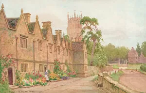 The J Salmon Archive Collection Gallery: Old Almshouses, Chipping Campden - Cotswolds