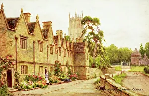 Chipping Prints: Old Almshouses, Chipping Campden, Gloucestershire