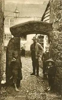 Lintel Prints: Old Arch - Hicks Court, off the Digey, St Ives, Cornwall
