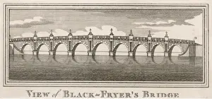 1770s Prints: Old Blackfriars Bridge