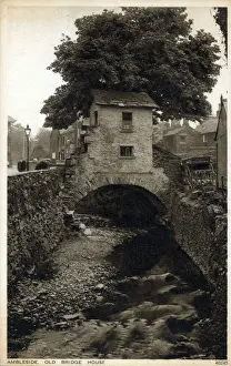 Jan19 Prints: Old Bridge and Bridge House - Ambleside, Cumbria, England