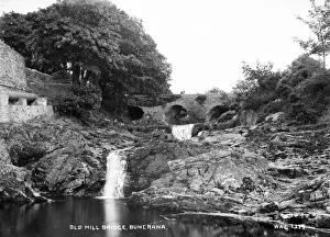 Waterfalls Prints: Old Mill Bridge, Buncrana