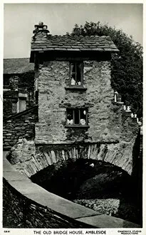 Cumbria Collection: The Old Bridge House, Ambleside, Cumbria