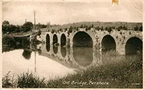 Pershore Prints: The Old Bridge, Pershore, Worcestershire
