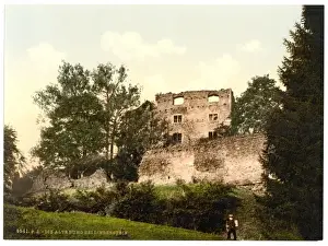Thuringia Prints: The old castle, Liebenstein (i. e. Bad Liebenstein), Thuring