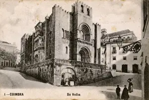 Crenellated Prints: Old Cathedral, Coimbra, central Portugal