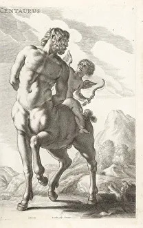 Louvre Prints: Old centaur teased by Eros from the Borghese collection