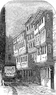 Chambers Prints: Old Chambers in Middle Temple Lane, London, 1857
