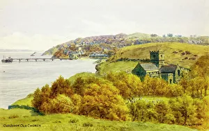 Clevedon Prints: Old Church, Clevedon, Somerset