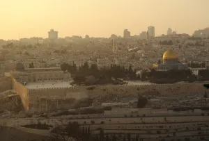 Images Dated 5th January 2014: Old City of Jerusalem. Temple Mount. Al-Aqsa Mosque, Dome of