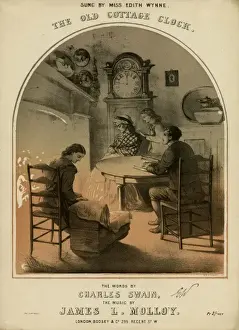 Fireside Prints: The Old Cottage Clock