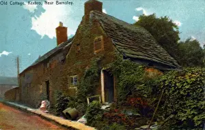 Barnsley Prints: Old Cottage, Kexborough, Yorkshire