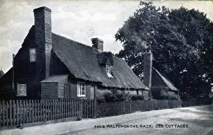 Naze Prints: Old Cottages, Walton on the Naze, Essex