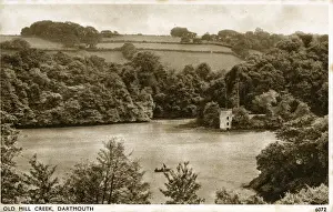 Dartmouth Prints: Old Mill Creek, Dartmouth, Devon