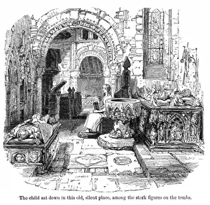 Stark Prints: The Old Curiosity Shop, Nell in the church