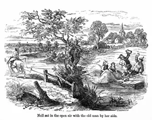 Curiosity Prints: The Old Curiosity Shop, Nell and rough boat men