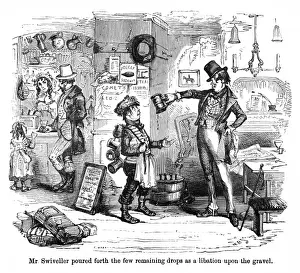 Remaining Prints: The Old Curiosity Shop, Swiveller in the public house