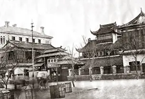 Shanghai Prints: Old Customs House Shanghai, China circa 1880