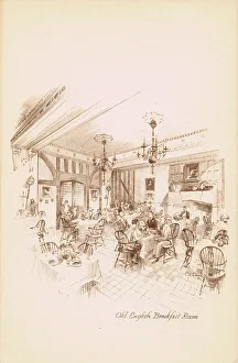 Breakfast Prints: The Old English Breakfast Room in the Park Lane Hotel