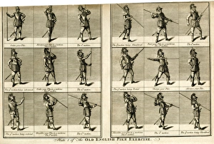 Images Dated 22nd August 2017: The Old English Pike Exercise
