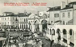 Cobblestones Collection: Old Entrance of Porta Delgada - St. Michaels, The Azores