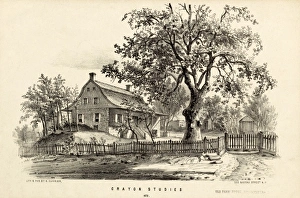 Images Dated 25th May 2011: Old Farm House Williamsburg Long Island