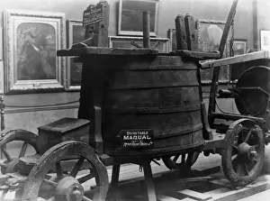 Old fire engine in a museum