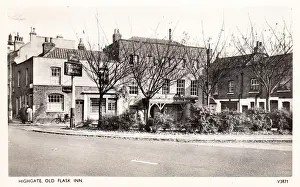 Flask Prints: Old Flask Inn, Highgate, North London