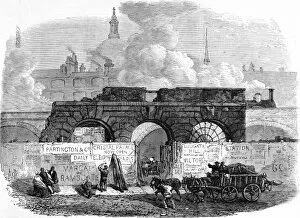 Archways Gallery: The Last Part of Old Fleet Prison, London, 1868