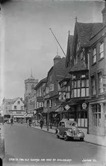 The Old George and High Street, Salisbury