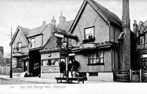 Inns Prints: The Old George Inn, Edgware, Middlesex