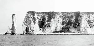 Images Dated 26th June 2019: Old Harry, Swanage, early 1900s