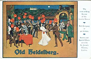 Heidelberg Prints: Old Heidelberg by Rudolf Bleichmann