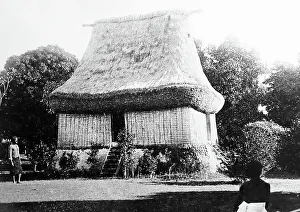 Fiji Prints: An old house in Fiji, Victorian period