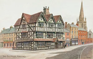 Herefordshire Prints: The Old House, Hereford, Herefordshire