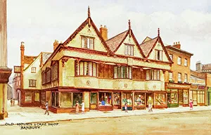 Old Houses and Cake Shop, Banbury, Oxfordshire
