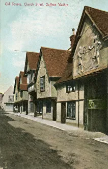 Hart Prints: Old Houses, Church Street, Saffron Walden, Essex