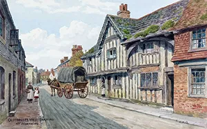Tarring Prints: Old Houses at West Tarring, near Worthing, Sussex