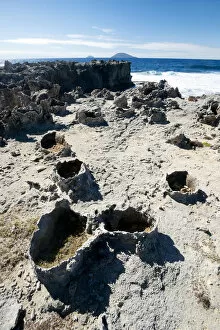 Images Dated 26th June 2011: Old impact marks of volcanic bombs
