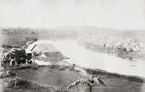 Colon Prints: Old Indian village on the Chagres River Panama