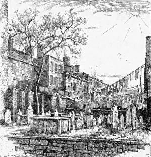 Cemeteries Prints: OLD JEWISH BURIAL SITE