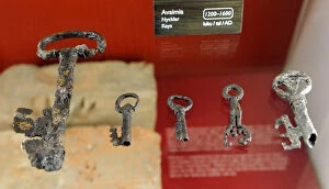 Images Dated 11th July 2012: Old keys. 1200-1600. Aboa Vetus & Ars Nova. Turku. Finland