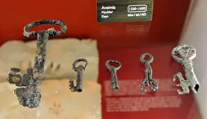 Keys Prints: Old keys. 1200-1600. Aboa Vetus & Ars Nova. Turku. Finland
