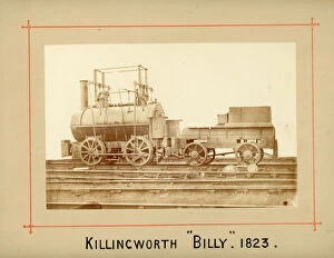 Old Killingworth 4 wheeled engine by George Stephenson