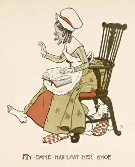 Stolen Prints: Old Lady Lost Shoe 1899